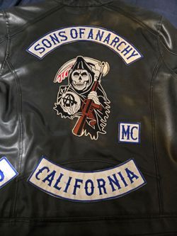 Sons of Anarchy Leather Biker Vest