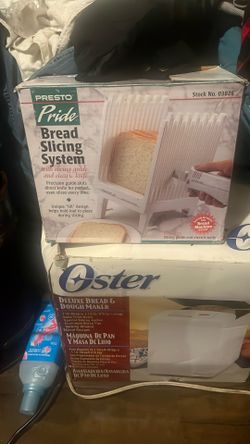 presto Pride Bread Slicing System And Oster Deluxe bread, And Dough Maker
