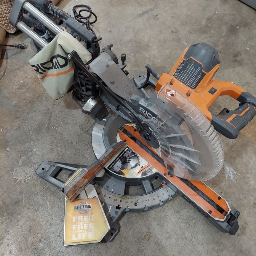 Rigid Compound Sliding Miter Saw 12 Inch for Sale in Kunkletown, PA ...