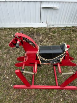 I think this is a Buster Brown riding horse 1950s 60s possibly even earlier up for sale
