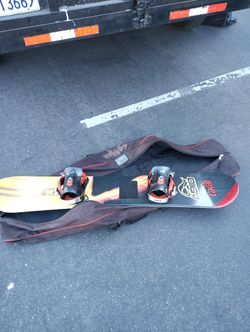 Aggression ARC 159X W/ Lamar Carrying Case And Google's and some other boarding thing