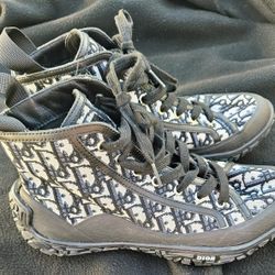 christian dior B28 mens high top shoes 