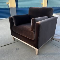 Brand New. Velvet Brown Arm Chair. $349. Only 1 available.