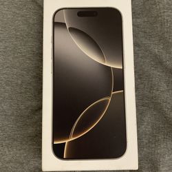 New Apple iPhone 16 Pro 512gb Natural Unlocked For Any Carrier 