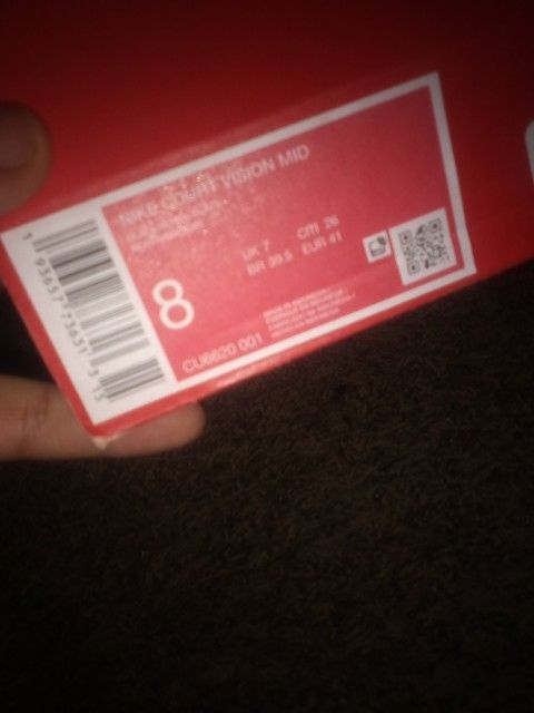 Nike Court Vision Mids Size 8