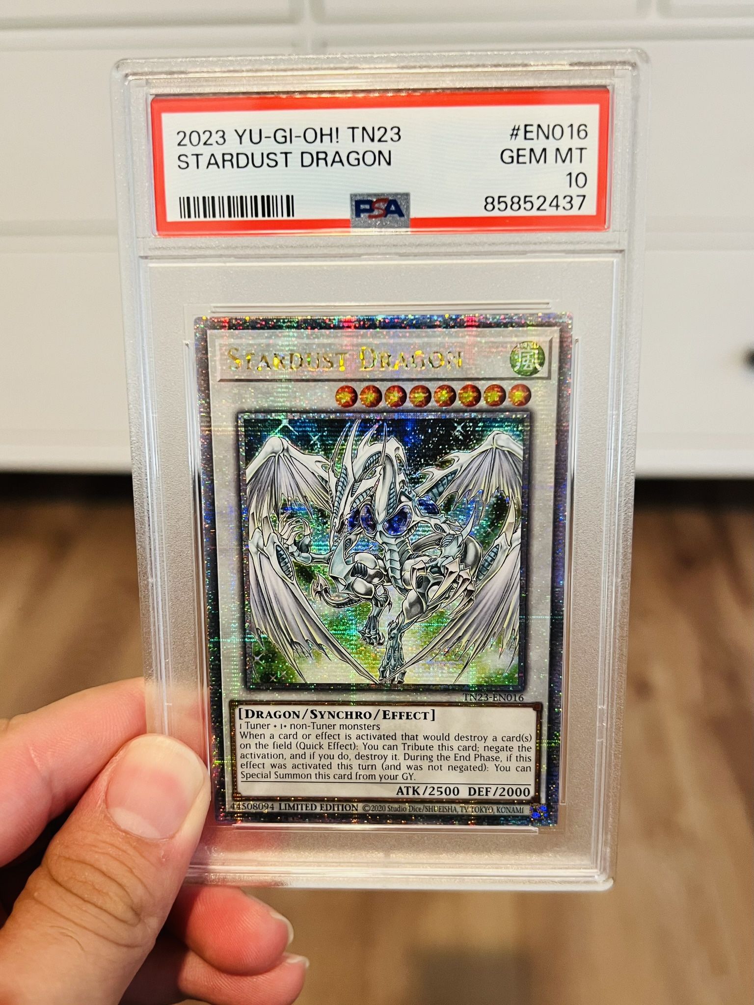 Yu-Gi-Oh Stardust Dragon PSA 10