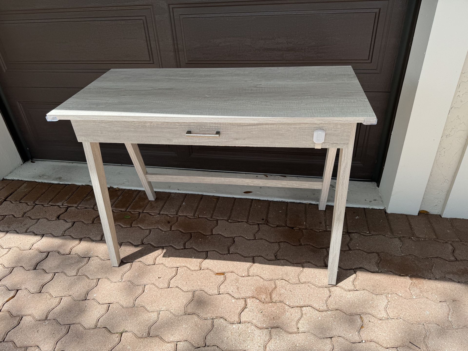 White & Gray Wood - Desk for Home Office