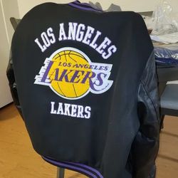 Lod Angeles Lakers Bomber Jacket Varsity 