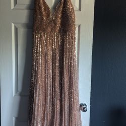 Rose Gold Evening Dress