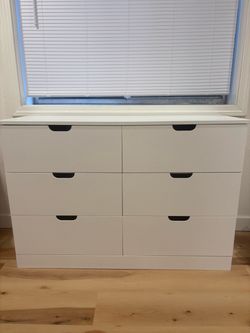 White dresser