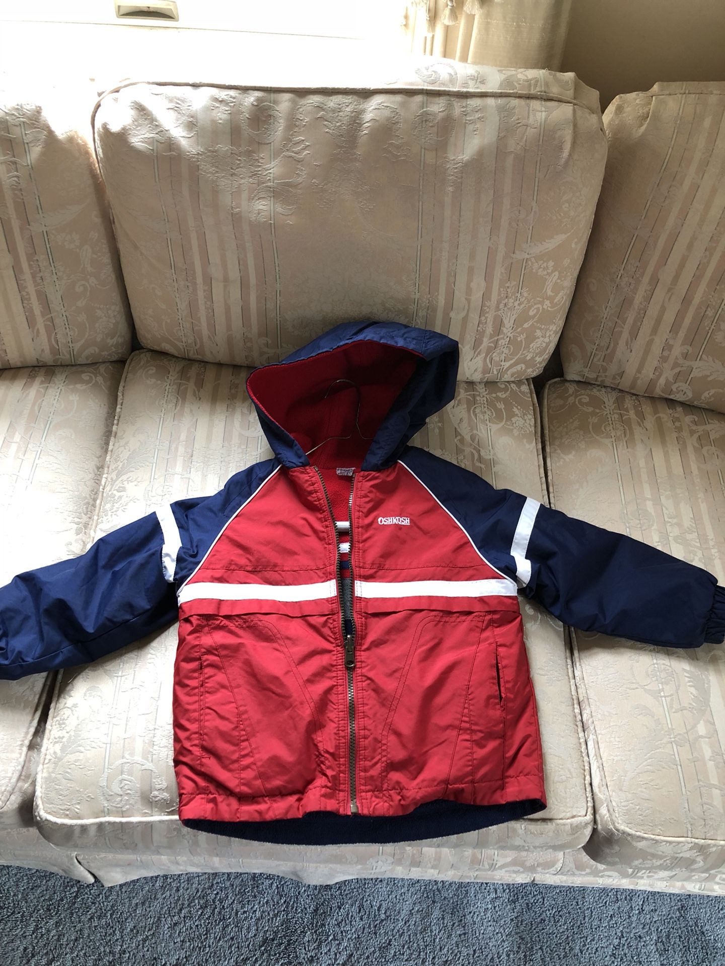 Boys Oshkosh reversible fall jacket Sz 4T