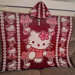 Hello Kitty Adult Poncho 