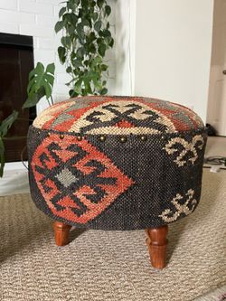 Kilim Round Ottomans