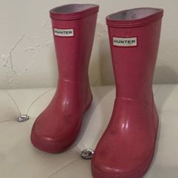 Kids Hunter Rain Boots Size 10