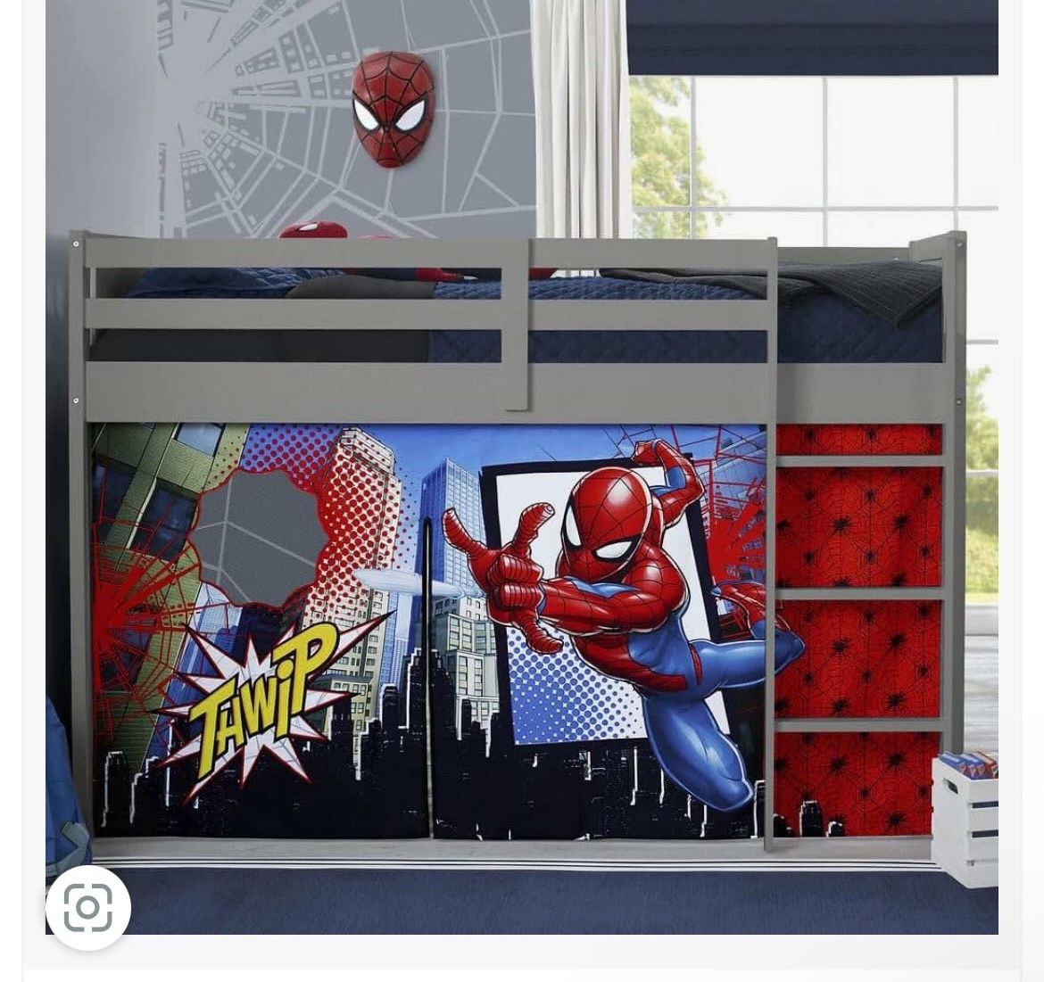 A Spider Man Loft Bunk Bed 