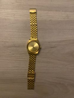 Nixon Time Teller Gold Watch
