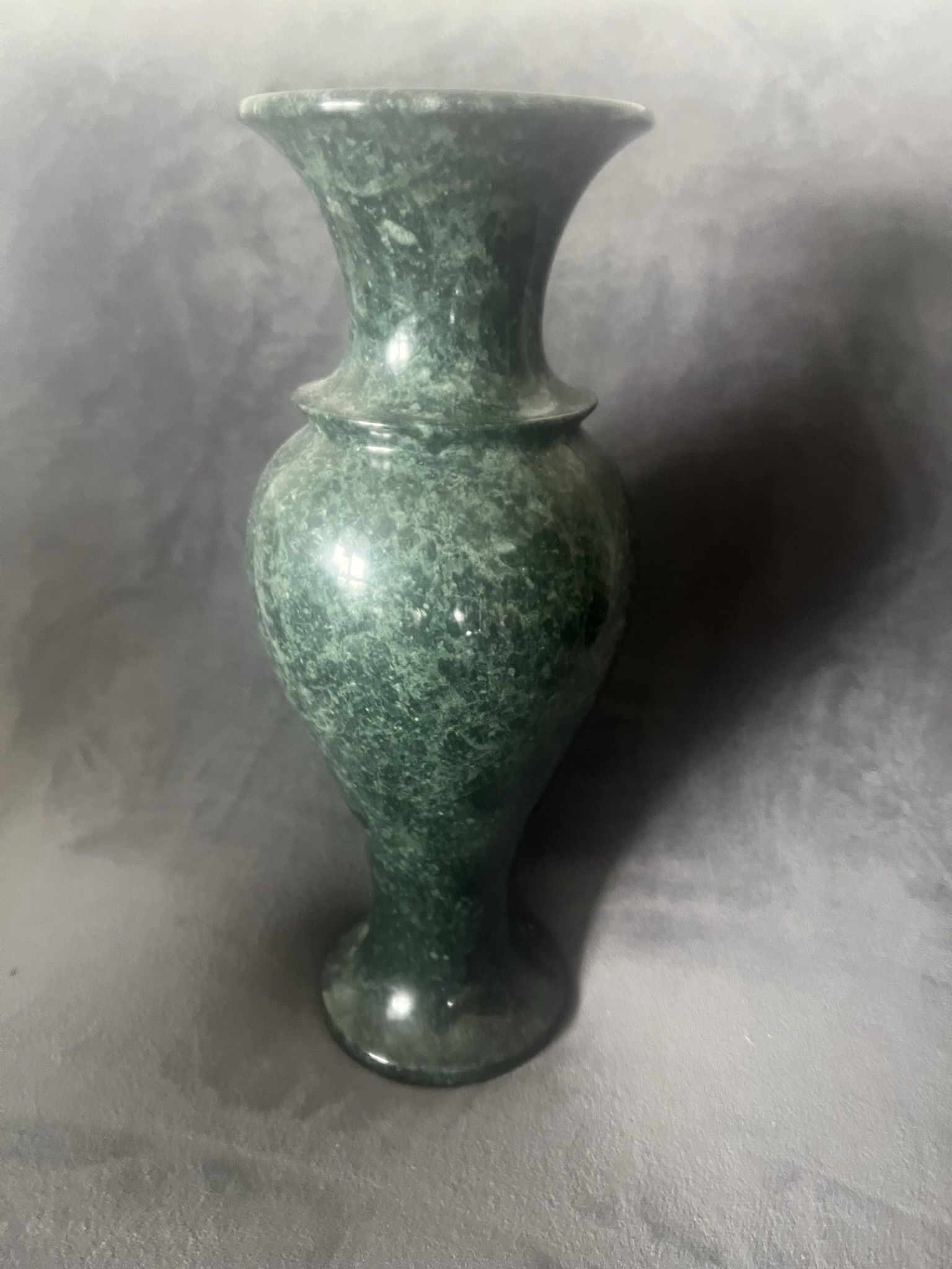 Solid Jade Vase Brought Back From Okinawa 