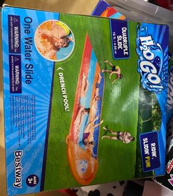 New The H2OGO! 16' Quadruple Water Slide by Bestway I