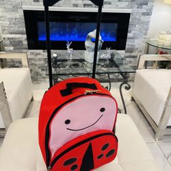 🐞 Adorable Ladybug Rolling Backpack for Kids 🐞