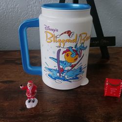 Vintage Disney Blizzard Beach Water Park Souvenir Mug Refillable Drinks Cup