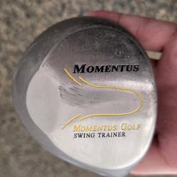 Momentus Golf Swing Trainer Driver with Training Grip Aid RH 36 oz Right Handed Men's