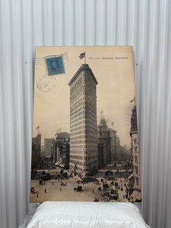 Flat Iron Building Circa 1909 Wood Print