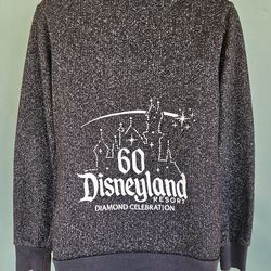DISNEYLAND 60th ANNIVERSARY DIAMOND CELEBRATION SWEATSHIRT ZIPPER HOODIE ✨️