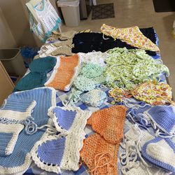 Lots Of Crocheted Items
