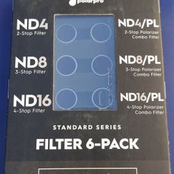 PolarPro Mavic Air Edition Drone Filter 6-Pack Brand New