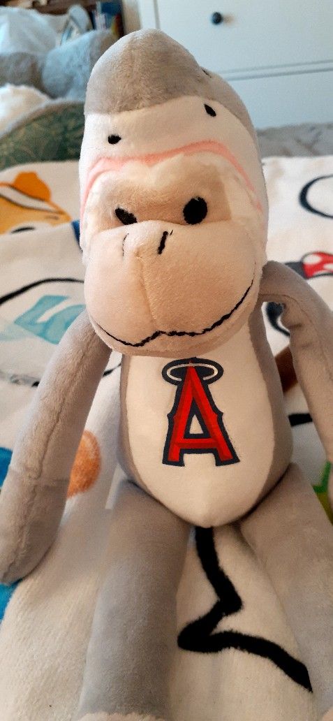 Los Angeles Angels of Anaheim - Rally Monkey as Shark 9.5