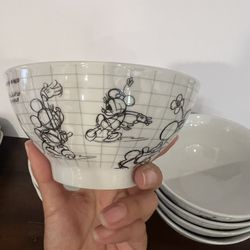 Disney Sketch Bowls