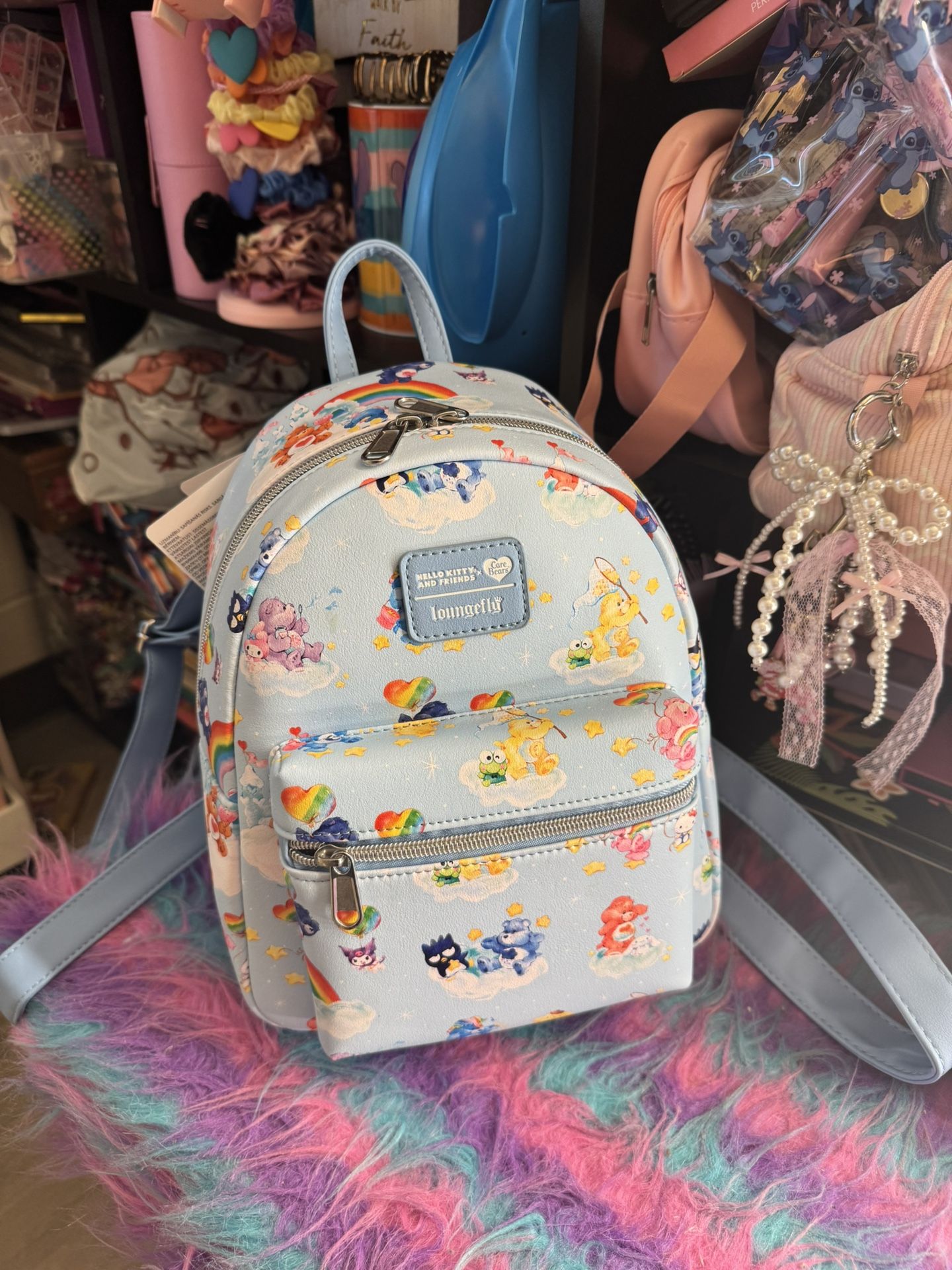 Hello Kitty 💖care bears 🐻 & Friends Loungefly Backpack/ For Adults / Teenagers / Girls 🩷 Super Pretty