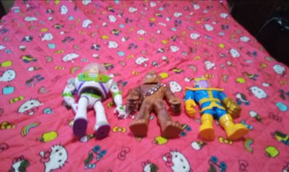 Lot Of 3 Action Figures