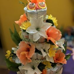 Diapers Cakes For Baby Shower 