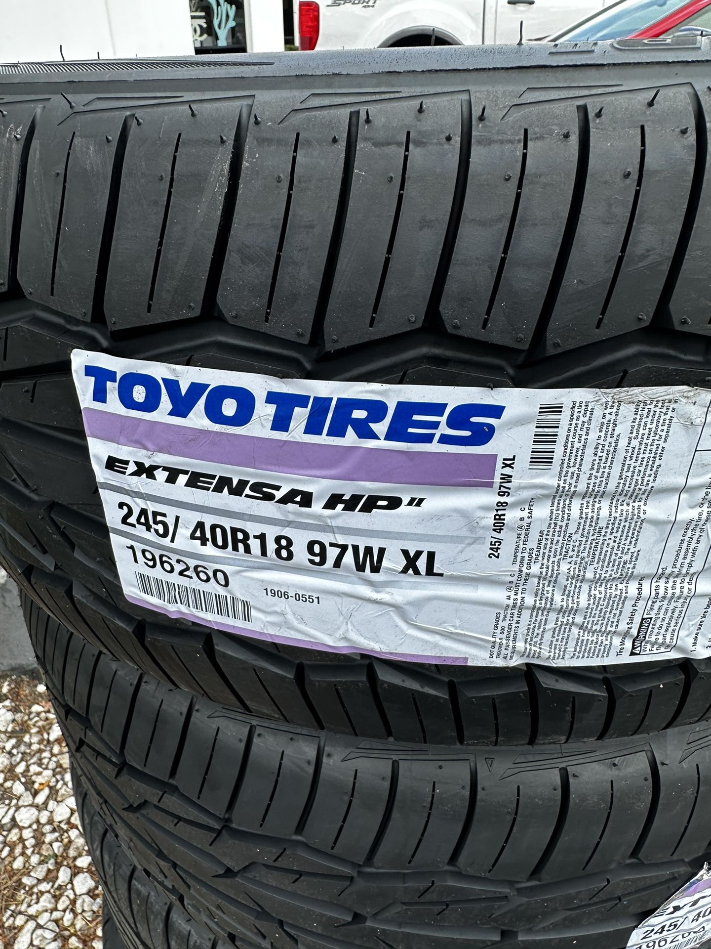 245/40R18 Toyo Tires