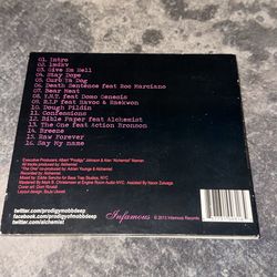 PRODIGY x ALCHEMIST - ALBERT EINSTEIN CD 2013 [PA] RARE Hip Hop