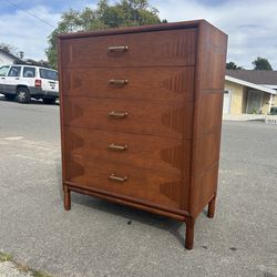 Mid Century Modern Highboy Dresser.