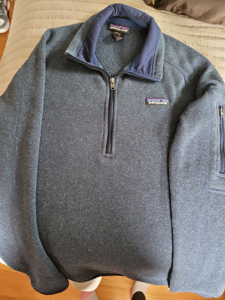 Womens Blue Patagonia Fleece Medium