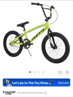 Huffy 23020 20 in. Steel Frame Exist BMX Racing Style Bike, Green - One Size