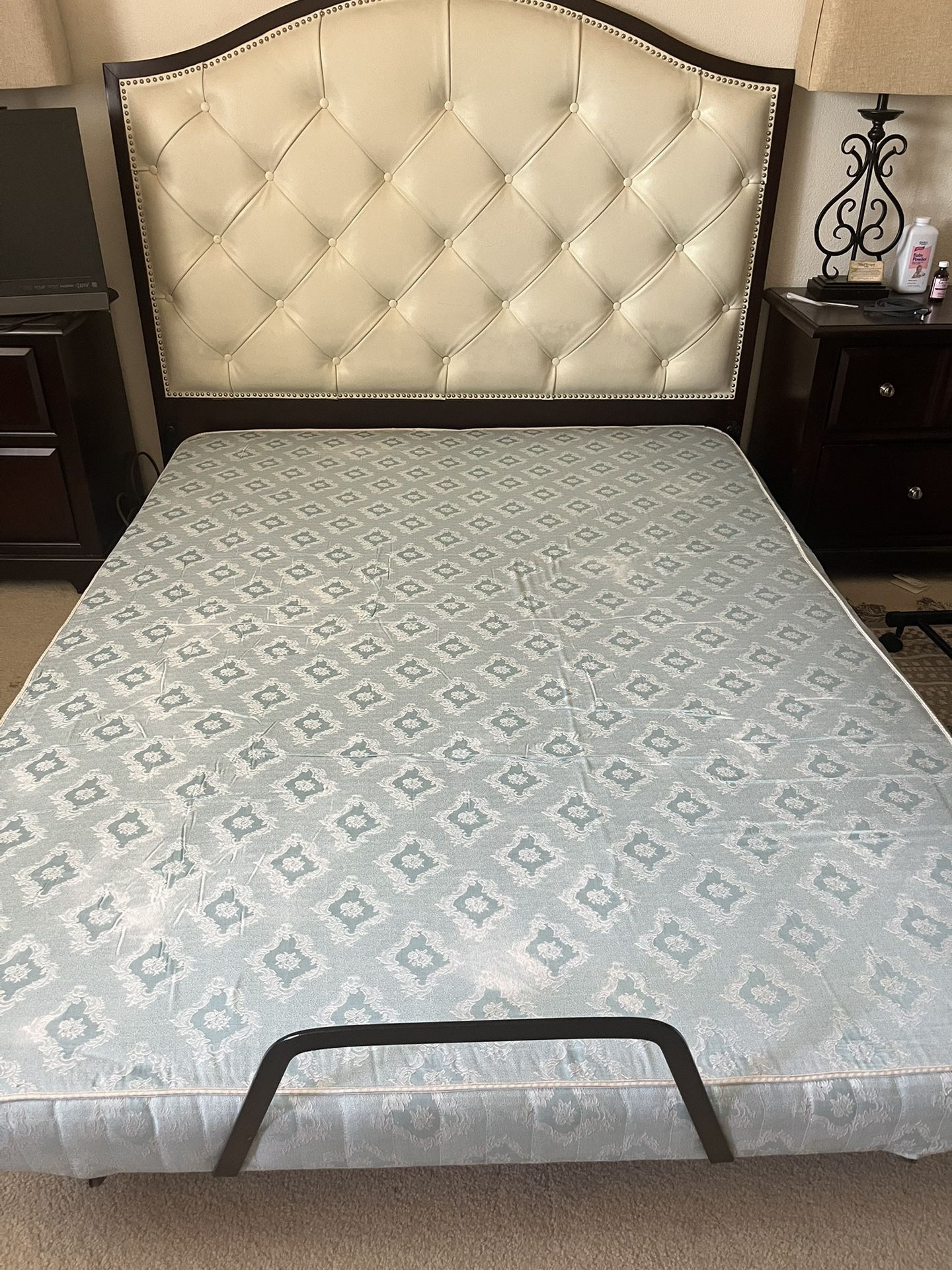 Queen Bed with Adjustable Frame