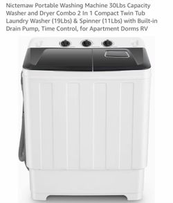 Portable automatic washing machine