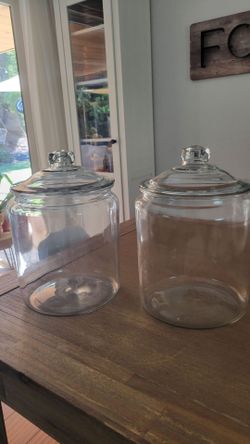 2 XL Glass Containers