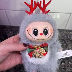 Grey And White Plush Christmas 