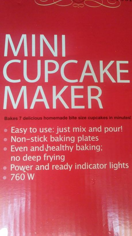Mini cupcake maker