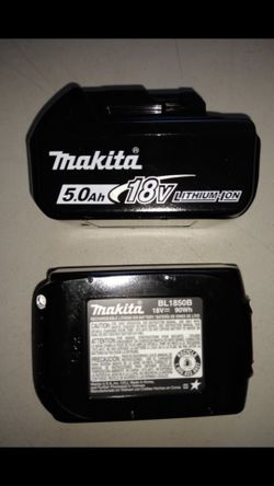 Makita 5.0 batteries new