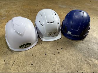 3 hard hats all in great condition.