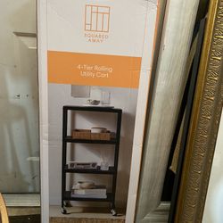 Brand New In Box 4 Tier Industrial Style Storage Cart