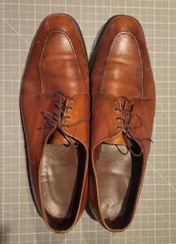 Brown dressy tie shoes 14 mens