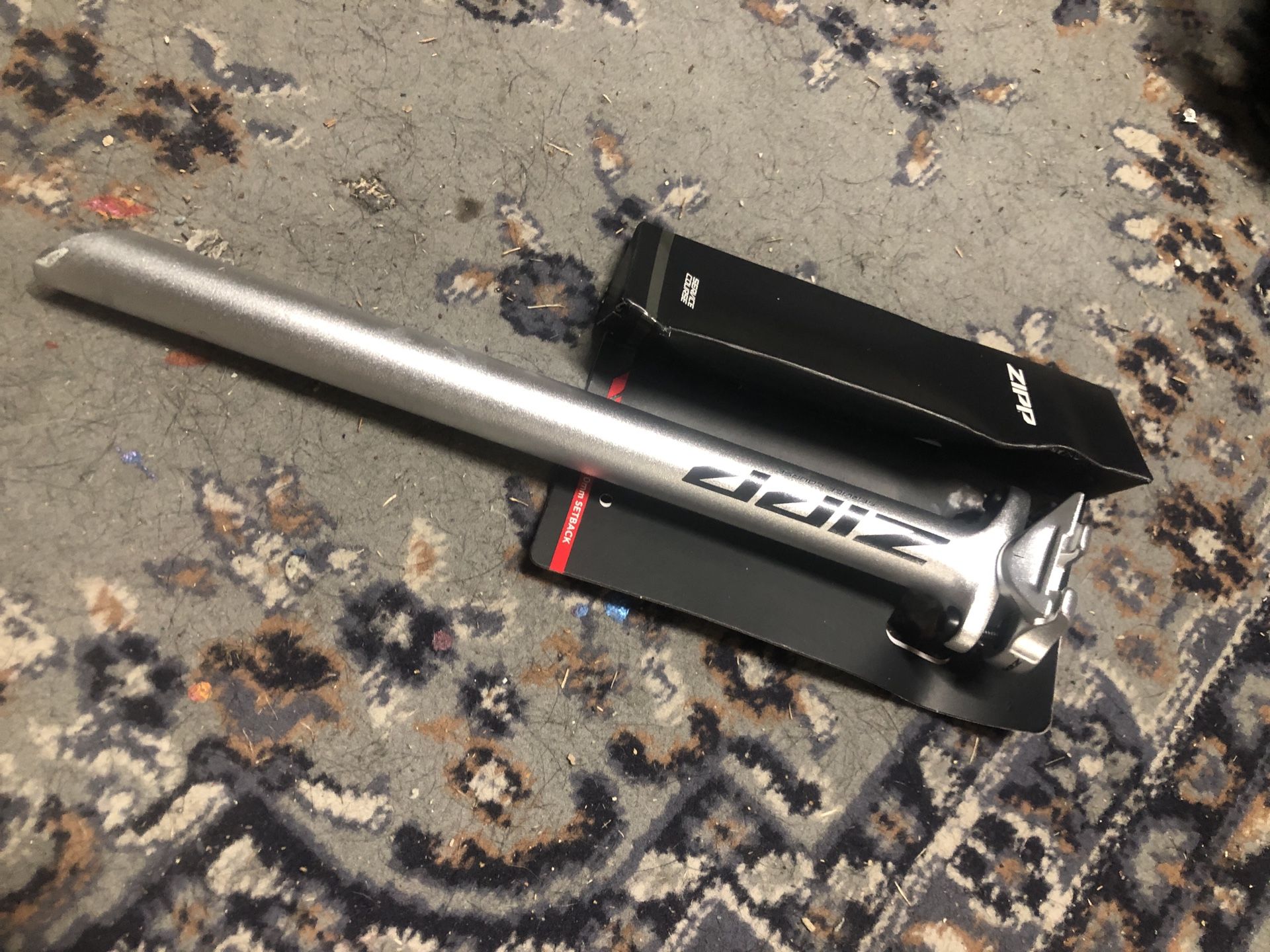 Zipp Service Course Seatpost - 27.2 x 350mm, 0mm Offset, Silver