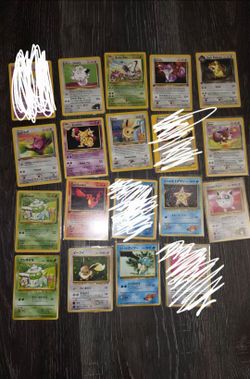 Pokemon cards 1995